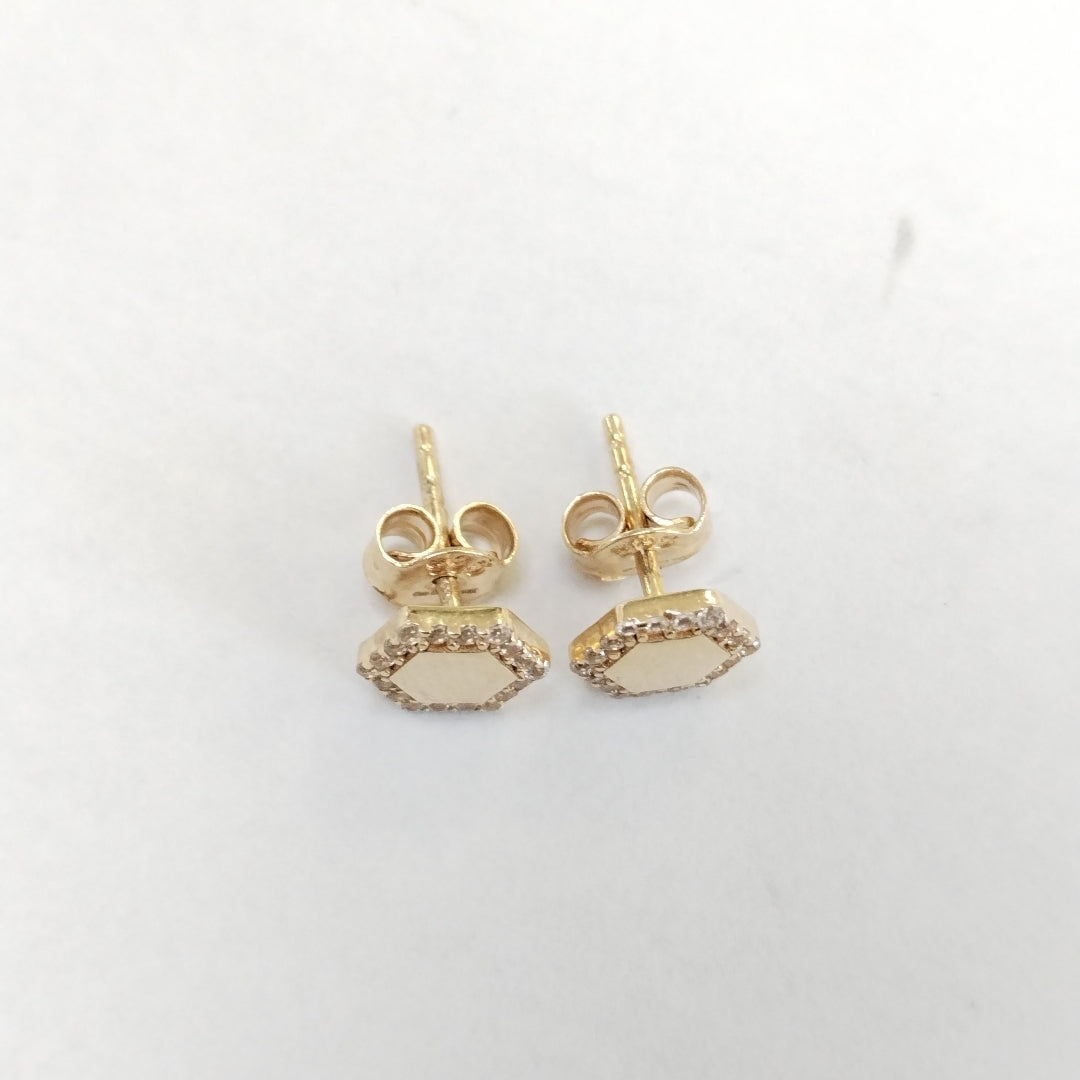 BROQUELES ORO 14K 1.4 (NUEVO)