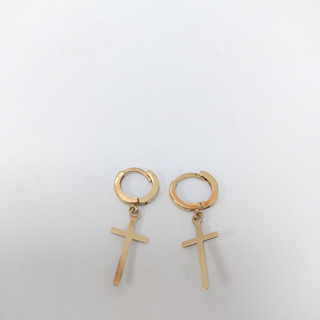 ARRACADAS PAR ORO 10 K 1.6 GRMS (SEMINUEVO)