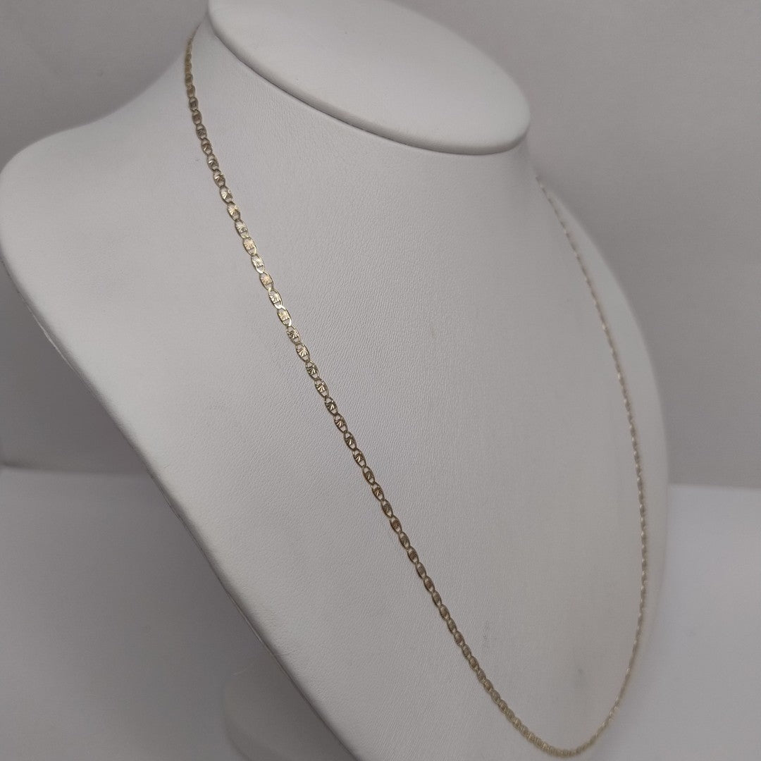 CADENA TEJIDO MARINERO 3.61GR 55 CM (NUEVO)