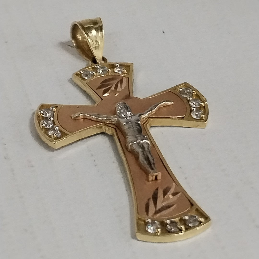 K1 7,30 GRMS 14 K ESPECIFICACIONES COMPLEMENTARIAS CRUCIFIJOGATADO, MALTRATAD (SEMINUEVO)