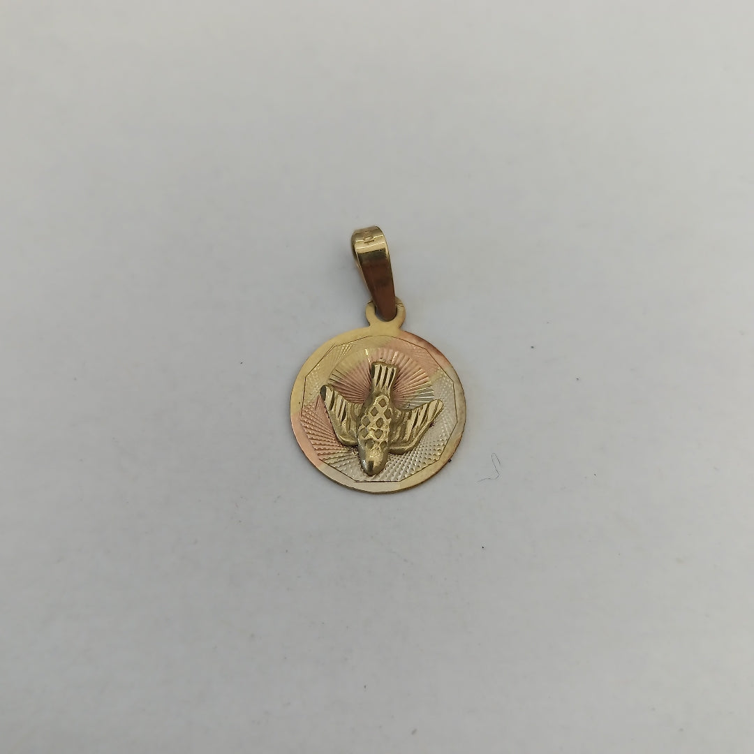 K1 0,90 GRMS 10 K ESPECIFICACIONES COMPLEMENTARIAS MEDALLA DEL ESPIRITU SANTO (SEMINUEVO)