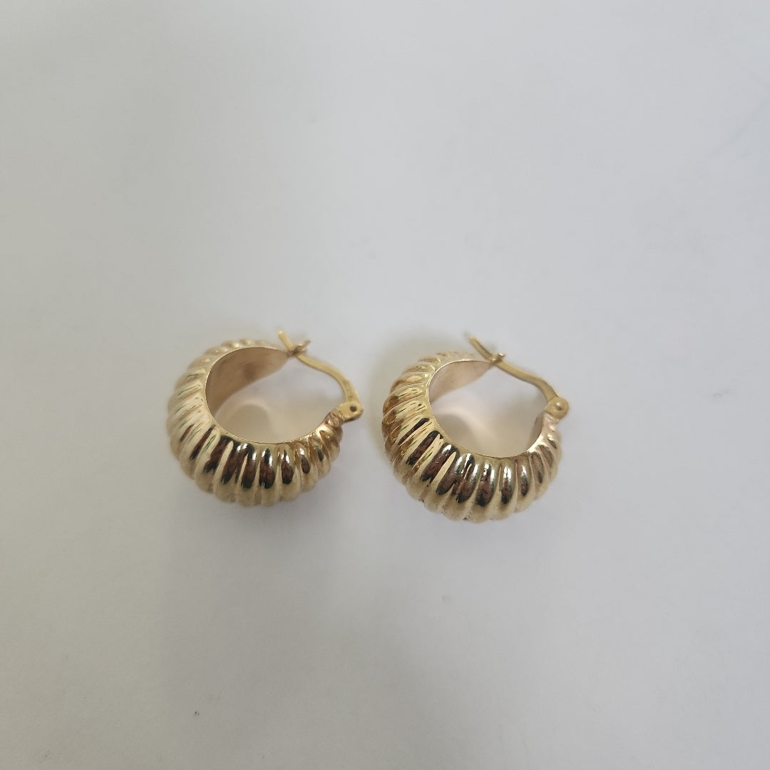 ARRACADAS PAR ORO 10 K 3,20 GRMS (SEMINUEVO)