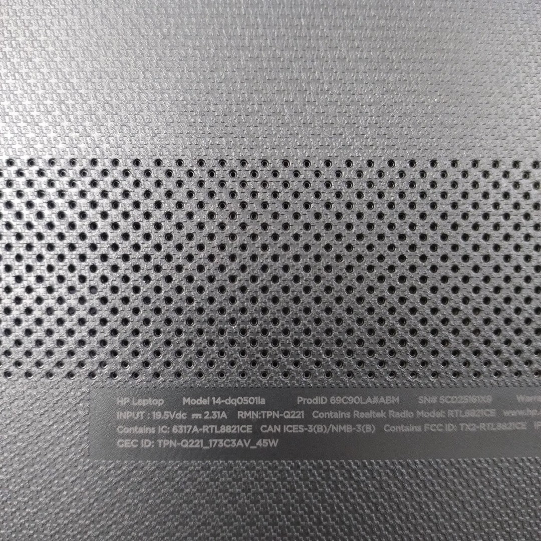 LAPTOP HP 14-DQ0501LA (2022) 256 GB SSD 4 GB RAM (SEMINUEVO)