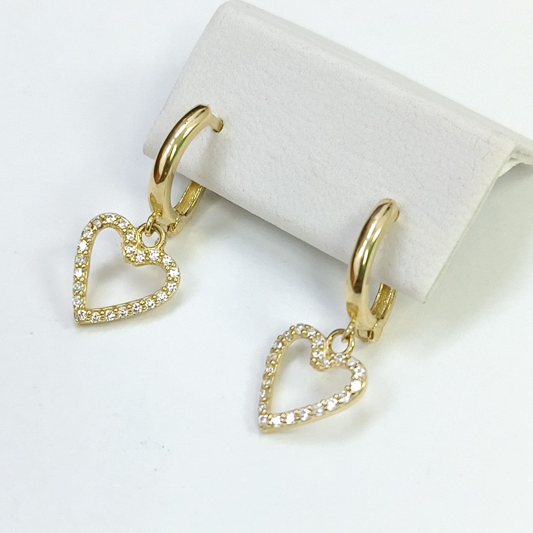 BROQUELES ORO 14K 2 (NUEVO)