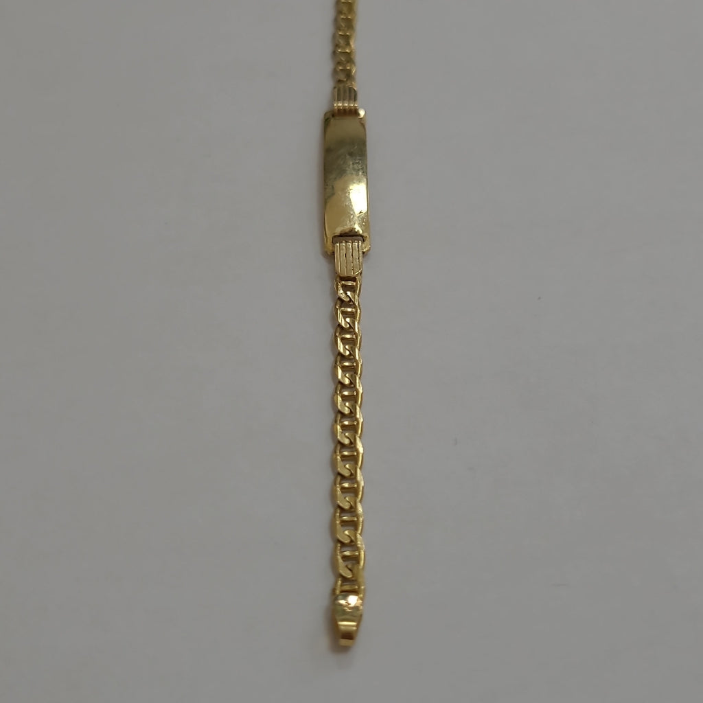 K1 3,20 GRMS 14 K ESPECIFICACIONES COMPLEMENTARIAS ESCLAVA GUCCI COMPLETA (SEMINUEVO)