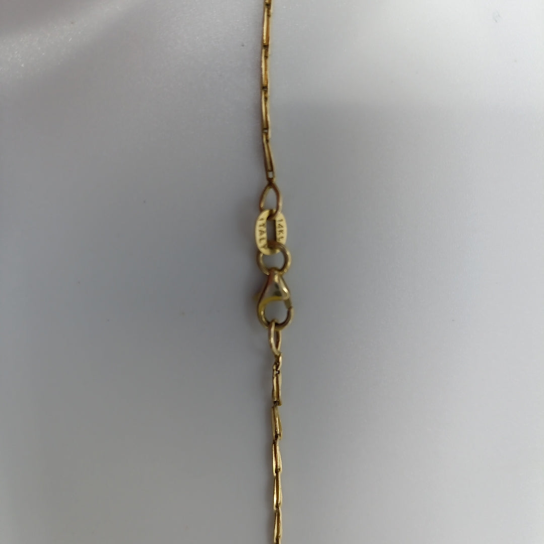 K1 2,70 GRMS 14 K ESPECIFICACIONES COMPLEMENTARIAS CADENA HECHURA ESPECIAL 14 K (SEMINUEVO)