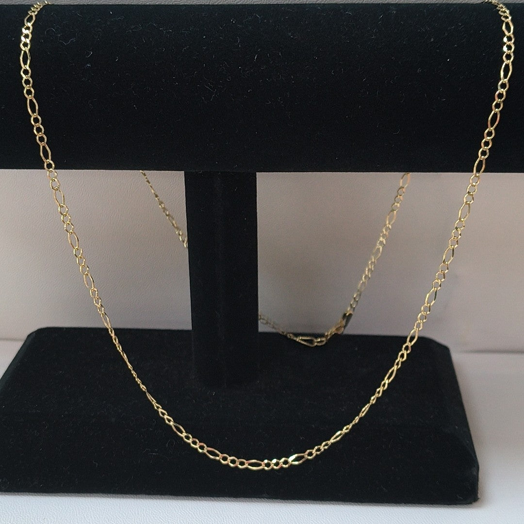 CADENA 3 X 1 3.81GR 55 CM 14K (NUEVO)