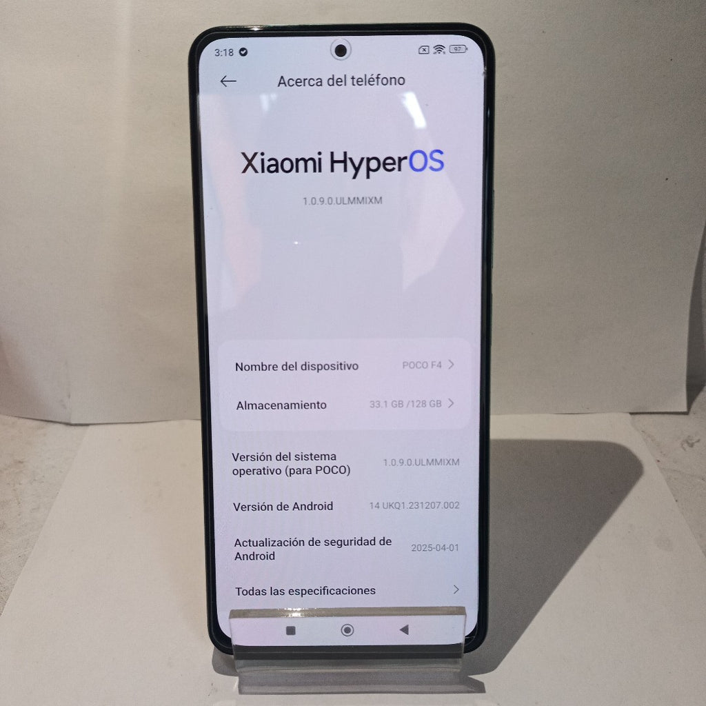 CELULAR XIAOMI POCO F4 22021211RG 128 GB 6 GB RAM (SEMINUEVO)