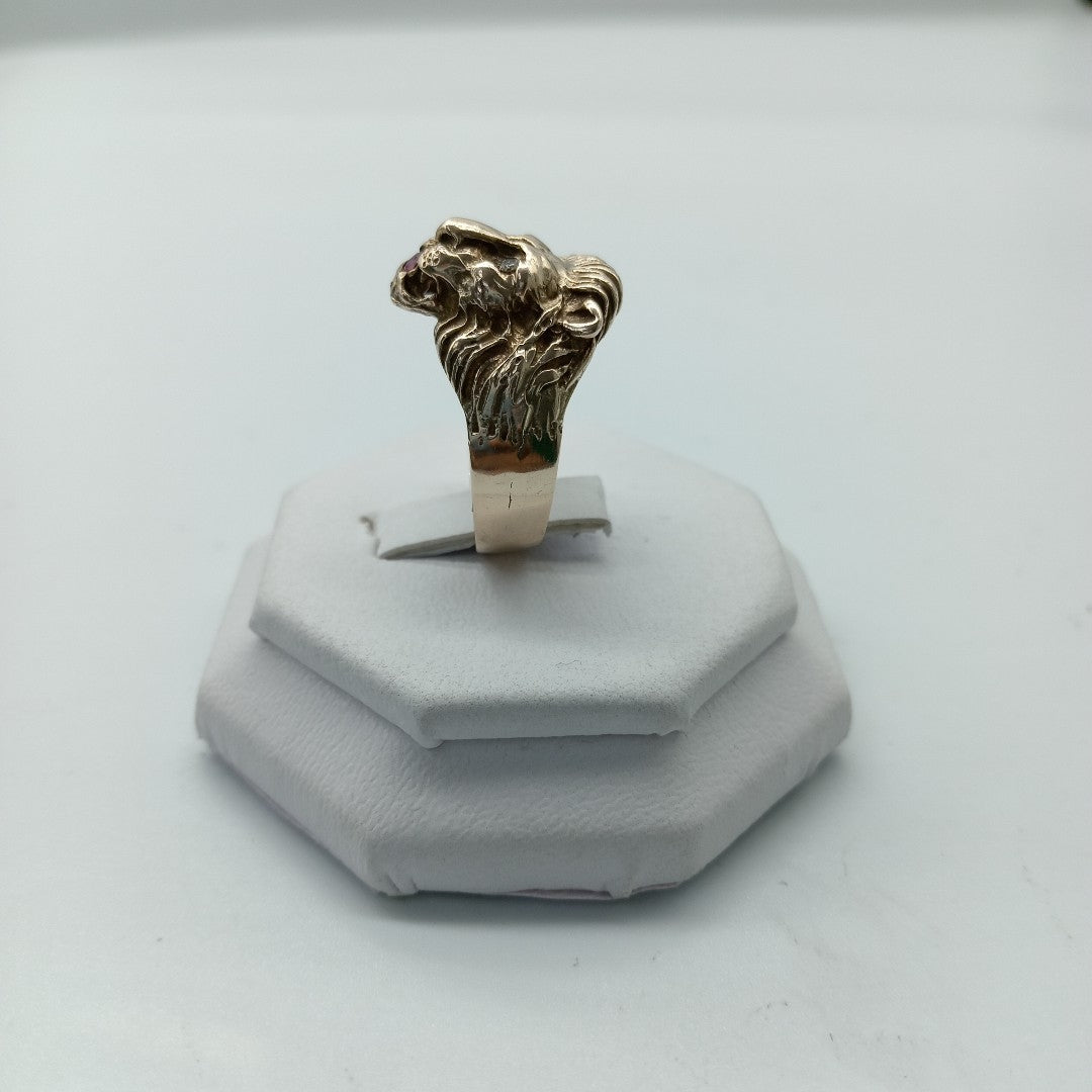 K1 7,50 GRMS 8 K ESPECIFICACIONES COMPLEMENTARIAS ANILLO, LEON, DIAMANTES SIN CO (SEMINUEVO)