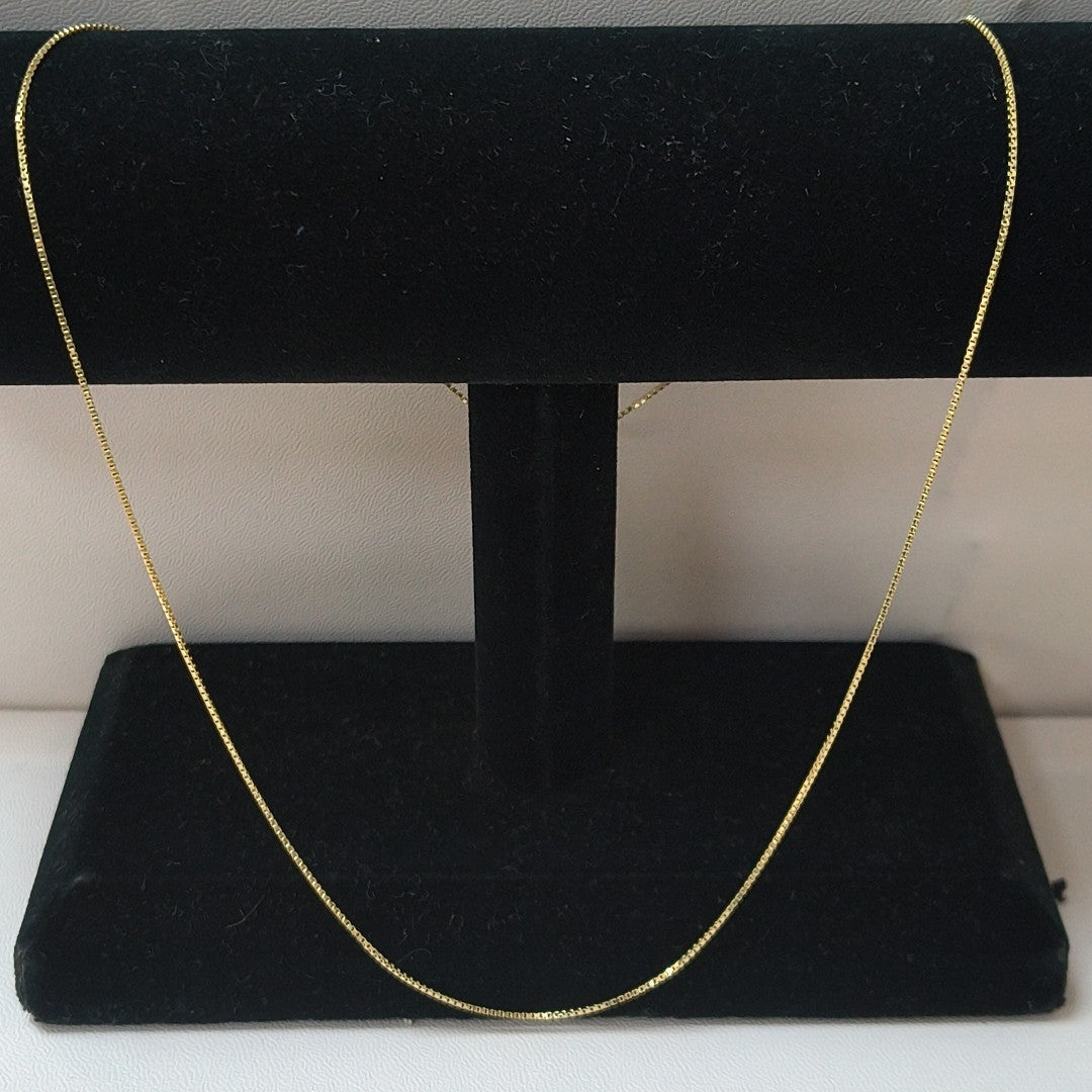 CADENA VENECIANA 2.1G 50 CM 14K (NUEVO)