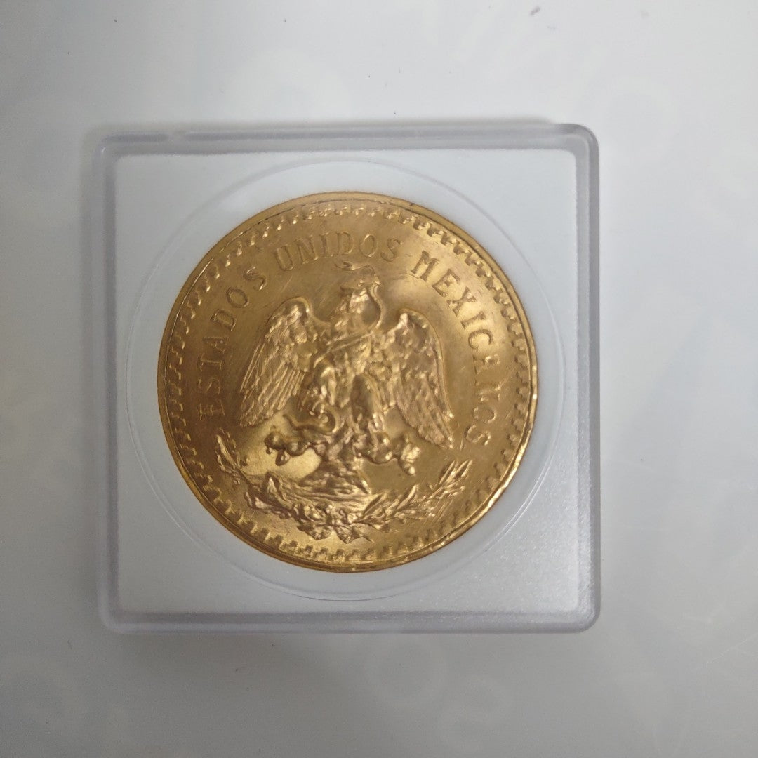 K1 41.6 GRMS 21 K IDENTIFICACIÓN MONEDA NOMINATIVA MONEDAS PESOS 50 PESO (SEMINUEVO)