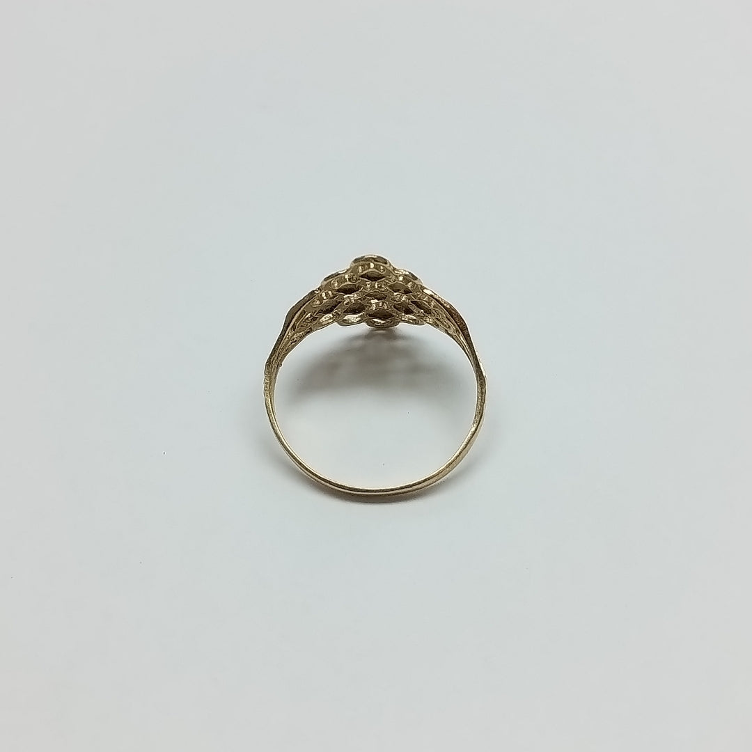 ANILLO ORO, RODIADO 14 K 1.8 GRMS (SEMINUEVO)
