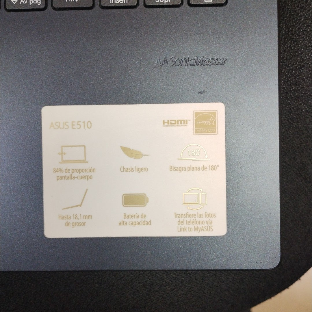 LAPTOP ASUS E510MA-BR1366W (2023) 128 GB SSD 4 GB RAM (SEMINUEVO)