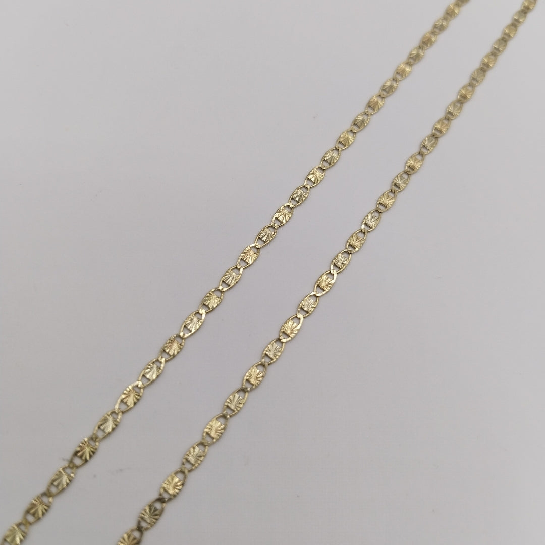 CADENA TEJIDO MARINERO 1.91GR 50 CM (NUEVO)