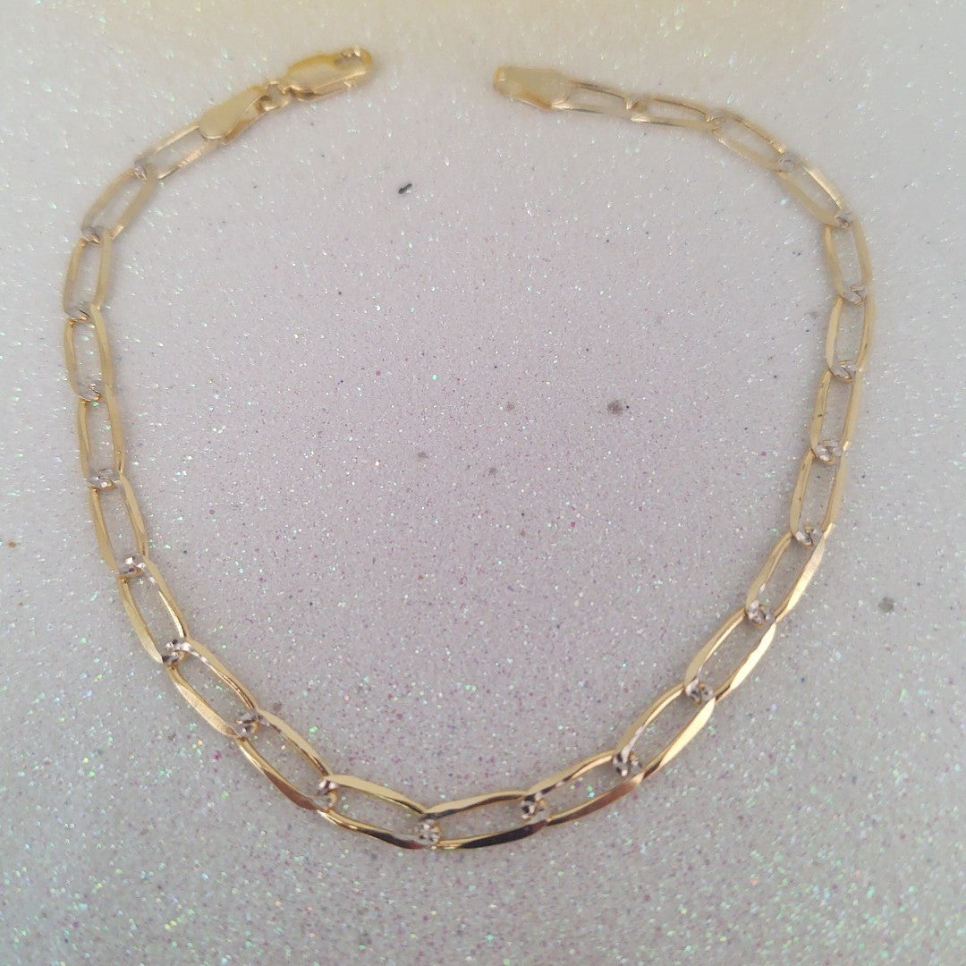 PULSERA TEJIDO ESLABONES 4.3G 21 CM (NUEVO)