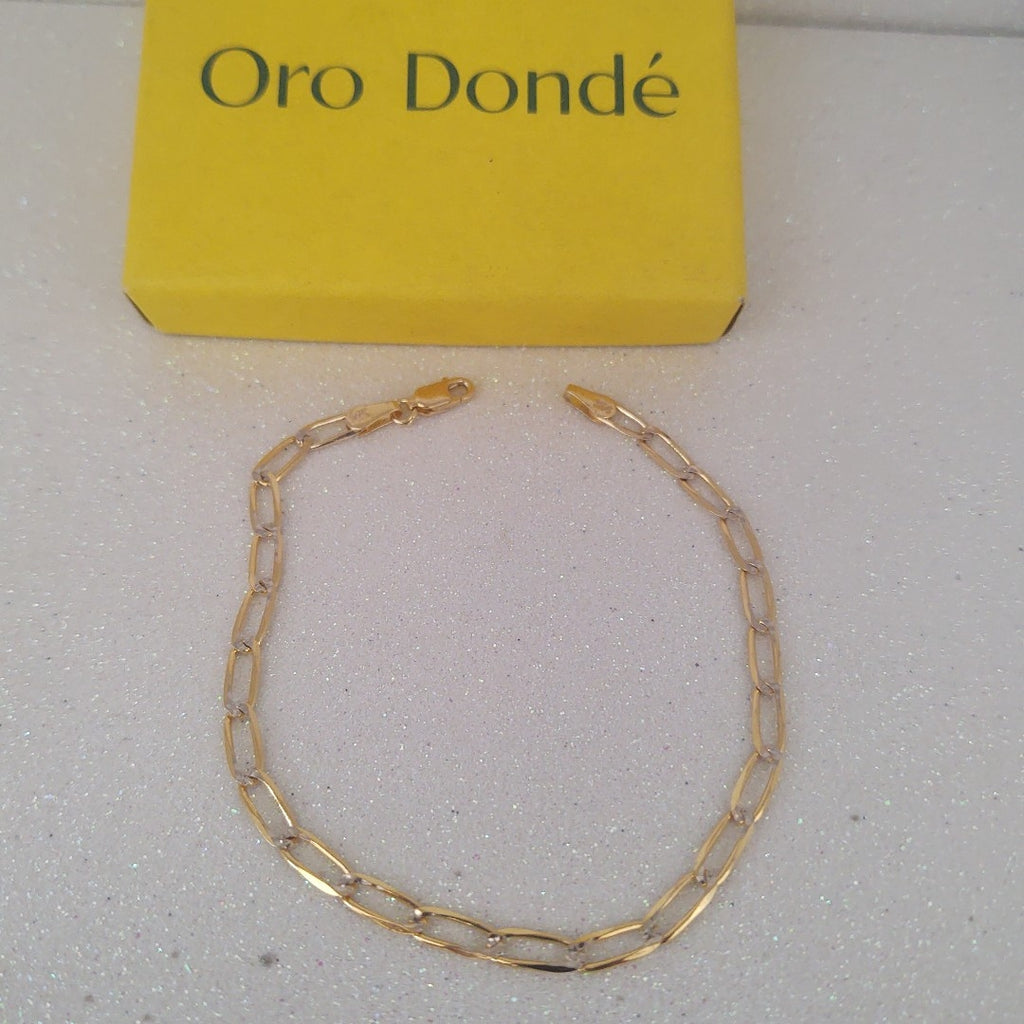 PULSERA TEJIDO ESLABONES 4.5G 21 CM (NUEVO)