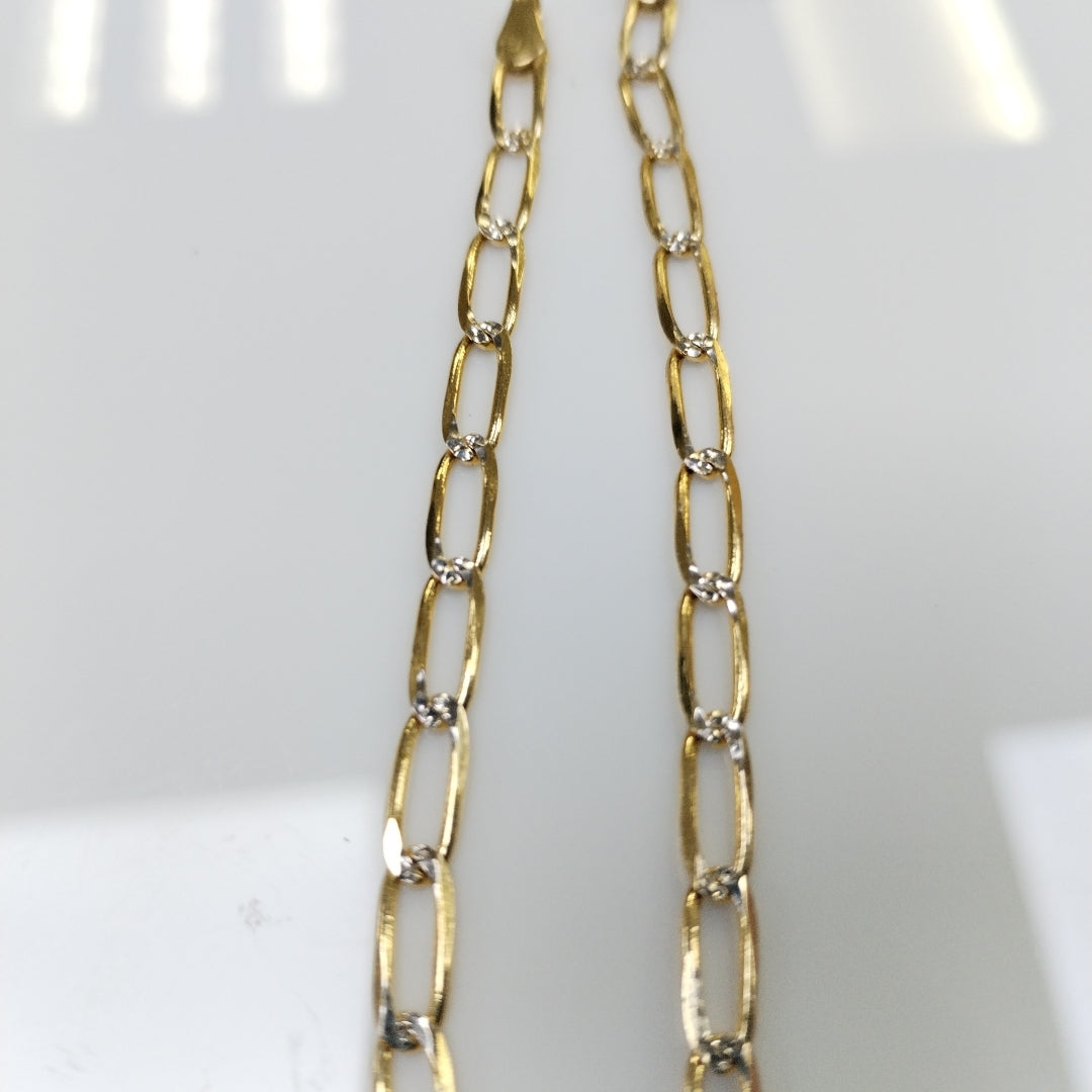 PULSERA TEJIDO ESLABONES 4.6G 21 CM (NUEVO)