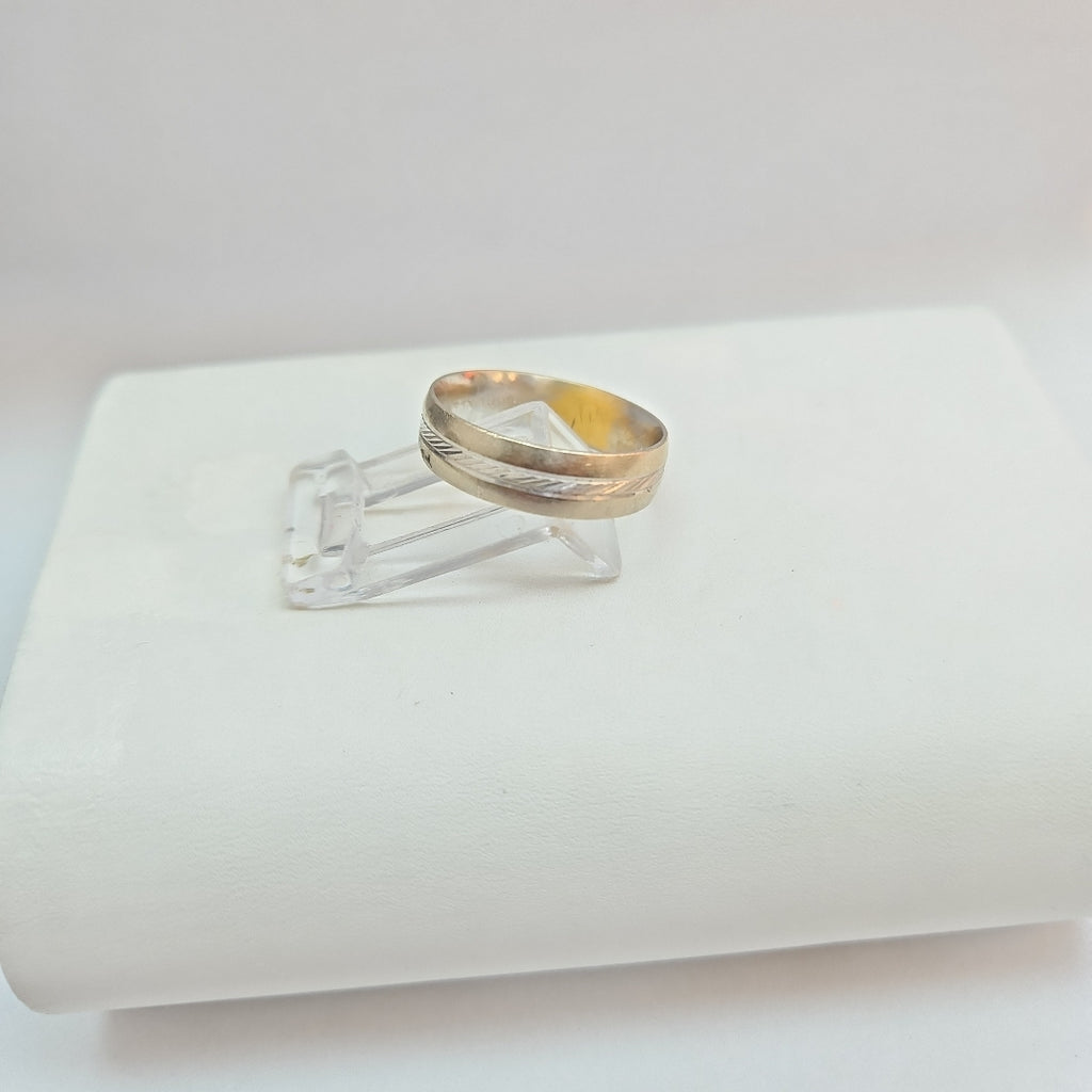 ARGOLLA ORO BLANCO 14 K 3 GRMS (SEMINUEVO)