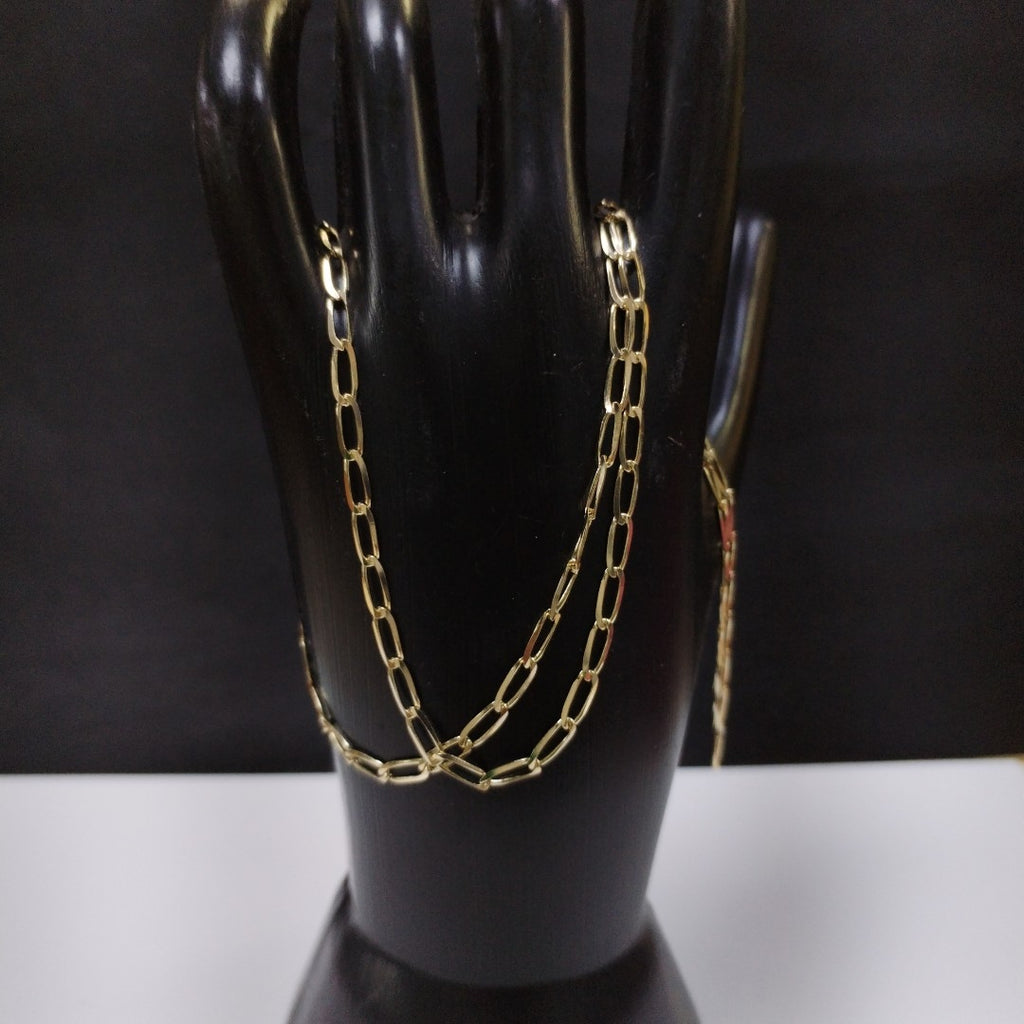 CADENA TEJIDO ESLABONES 6.8G 55 CM (NUEVO)