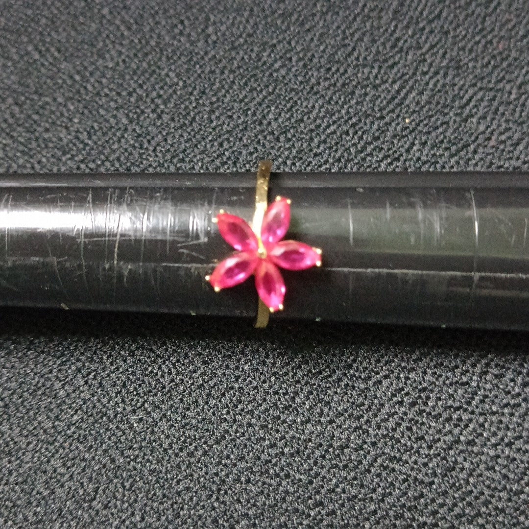 K1 2,00 GRMS 14 K ESPECIFICACIONES COMPLEMENTARIAS ANILLITO CON PIEDRA DE COLOR (SEMINUEVO)