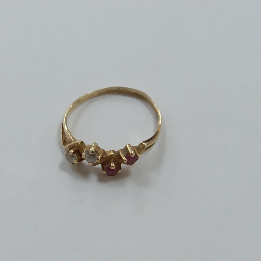 K1 1,30 GRMS 10 K ESPECIFICACIONES COMPLEMENTARIAS ANILLITO CIRCONIA Y PIEDRA DE (SEMINUEVO)