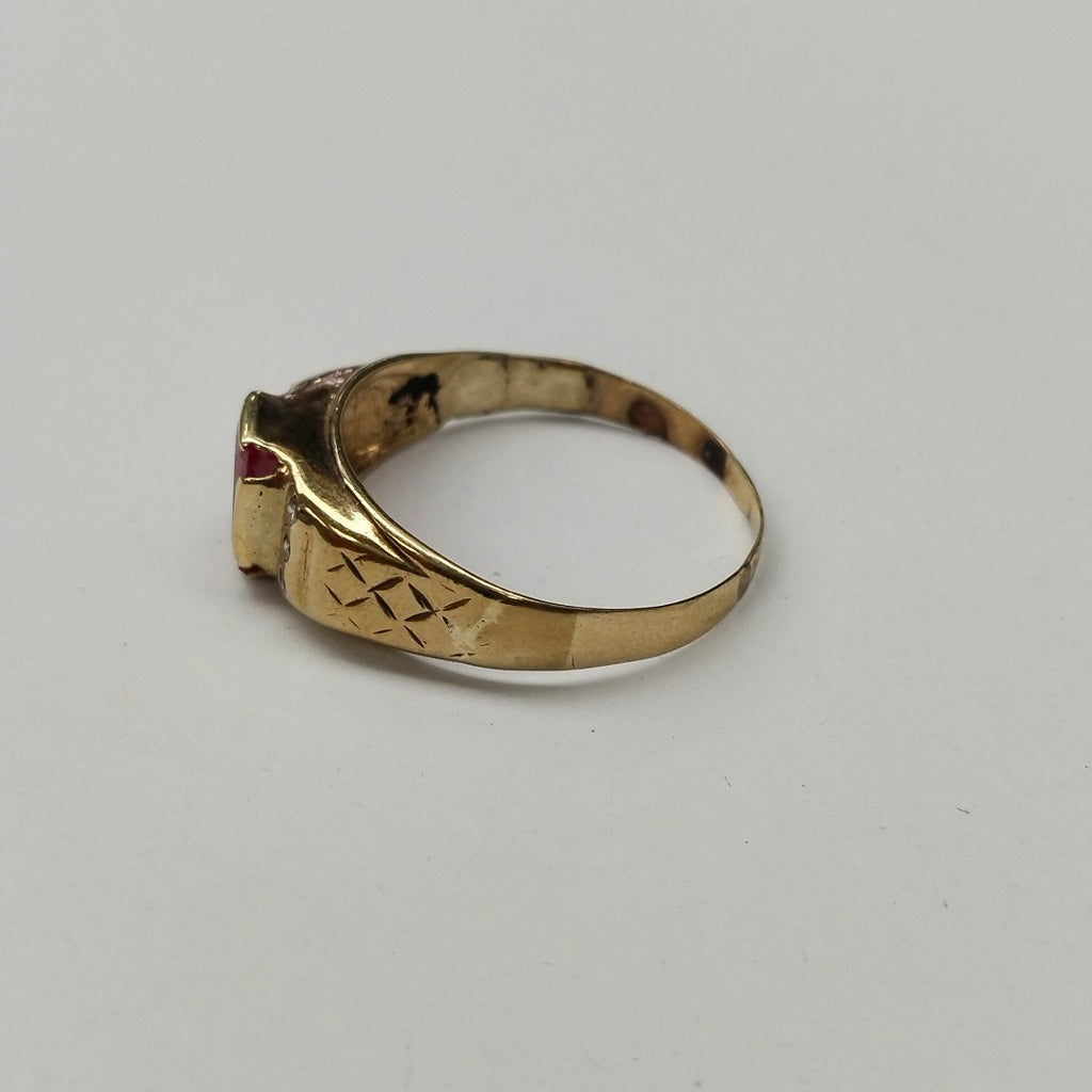 K1 3,30 GRMS 10 K ESPECIFICACIONES COMPLEMENTARIAS ANILLO DE CABALLERO BUEN ES (SEMINUEVO)