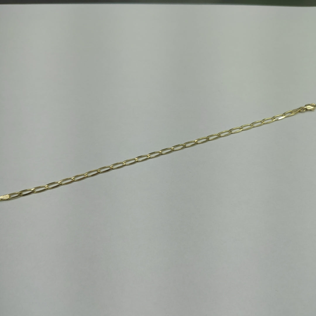 PULSERA TEJIDO ESLABONES 2.5G 18 CM (NUEVO)