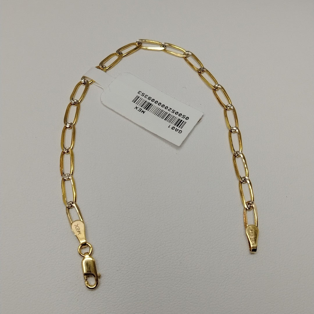 PULSERA TEJIDO ESLABONES 4G 18 CM (NUEVO)