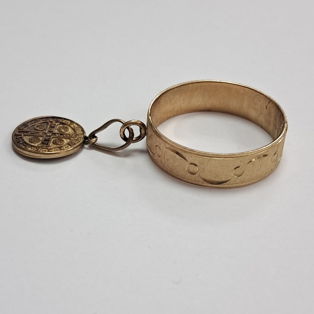 K1 2,30 GRMS 10 K ESPECIFICACIONES COMPLEMENTARIAS ANILLITO MEDALLA SAN BENITO (SEMINUEVO)