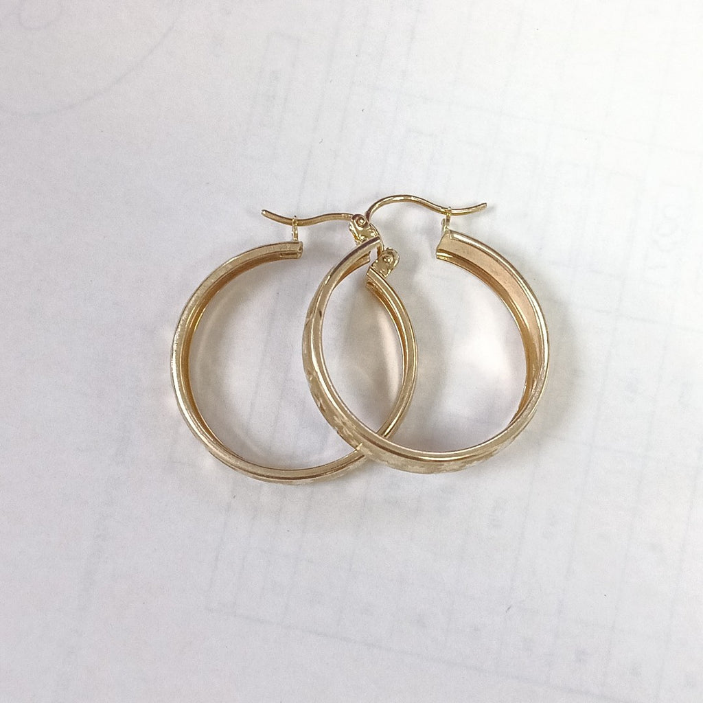 ARRACADAS PAR ORO 10 K 3.8 GRMS (SEMINUEVO)