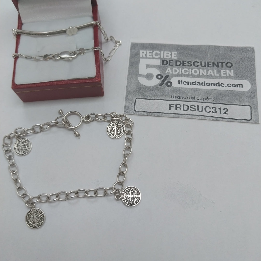 PULSERA PLATA 10.96 GRMS (SEMINUEVO)