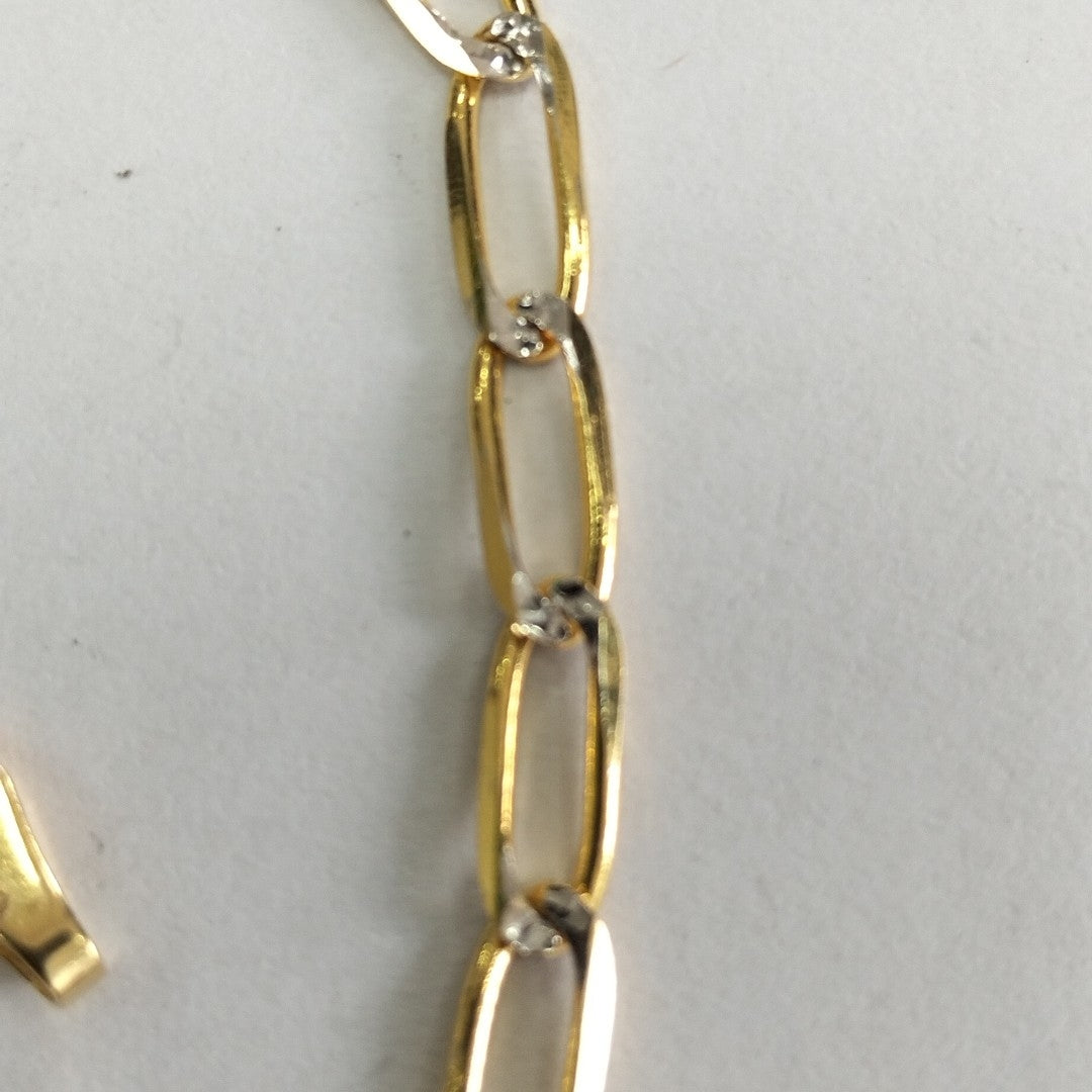 PULSERA TEJIDO ESLABONES 4G 18 CM (NUEVO)