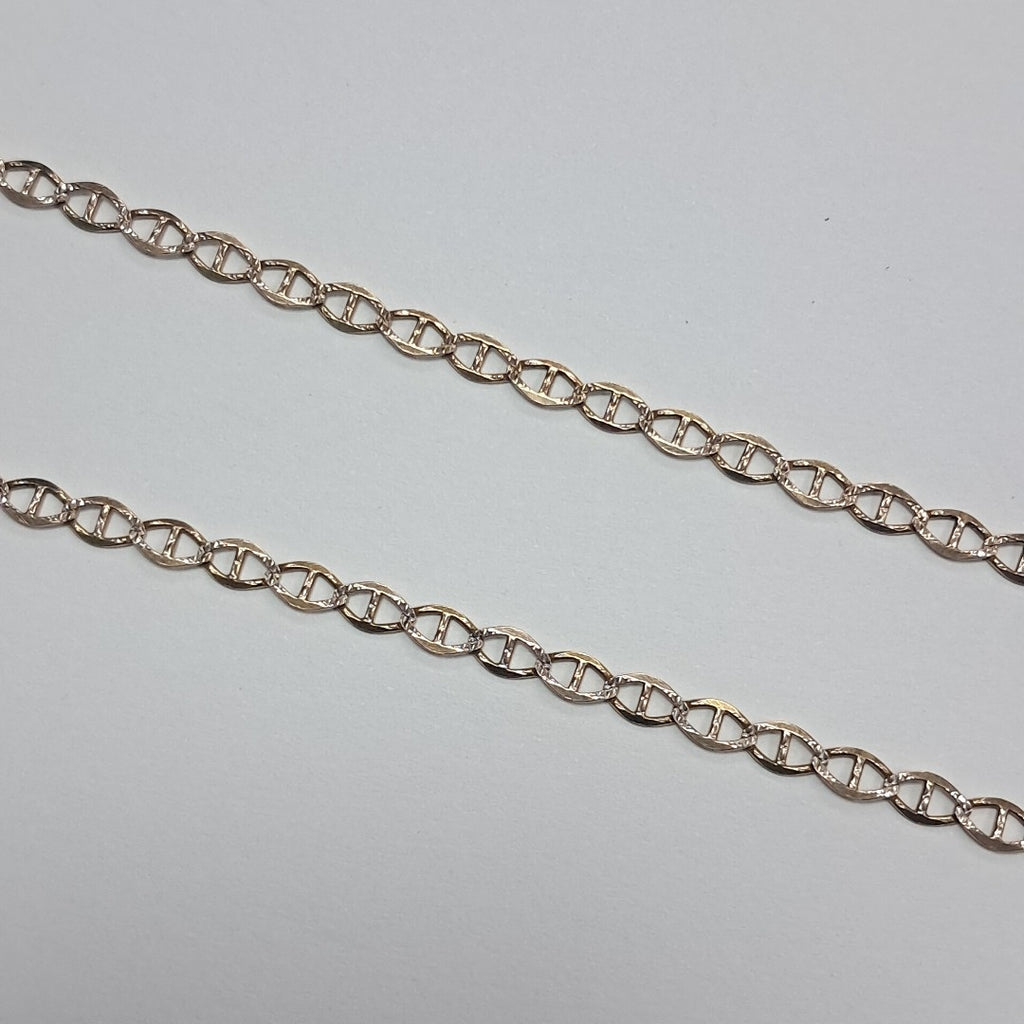 K1 8,20 GRMS 14 K ESPECIFICACIONES COMPLEMENTARIAS CADENA/GUCCI/ RODIADO PLATIN (SEMINUEVO)