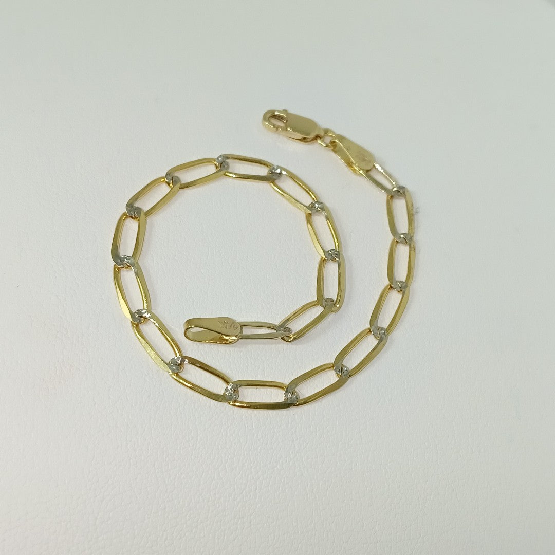 PULSERA TEJIDO ESLABONES 3.9G 18 CM (NUEVO)