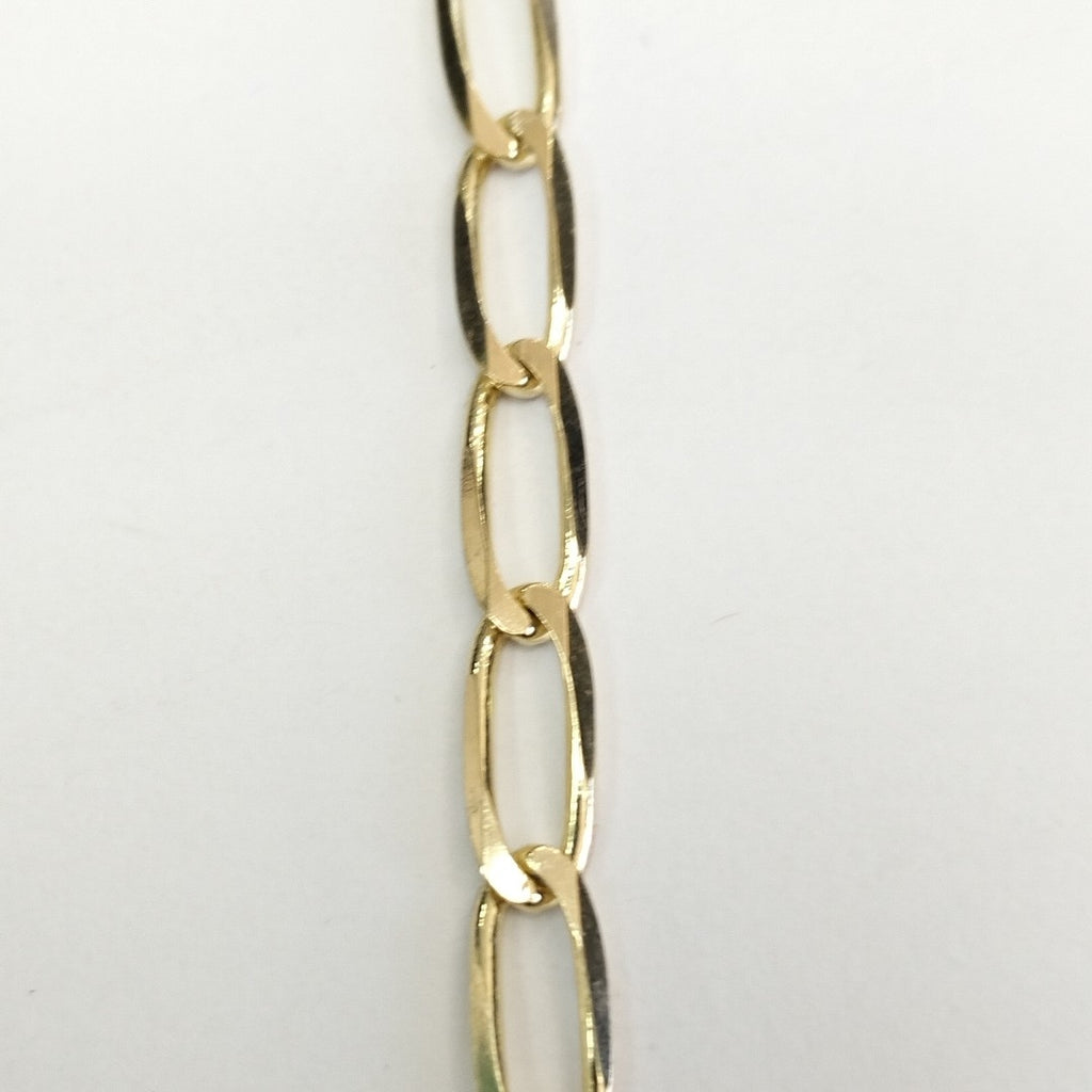 PULSERA TEJIDO ESLABONES 4.6G 21 CM 14K (NUEVO)