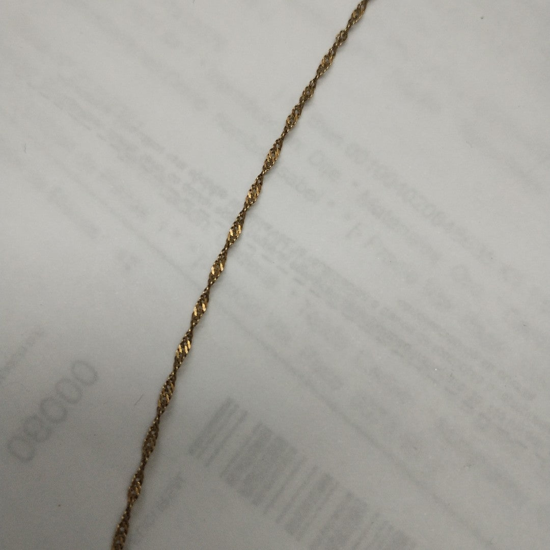 CADENA, DIJE ORO 10 K 1.6 GRMS (SEMINUEVO)