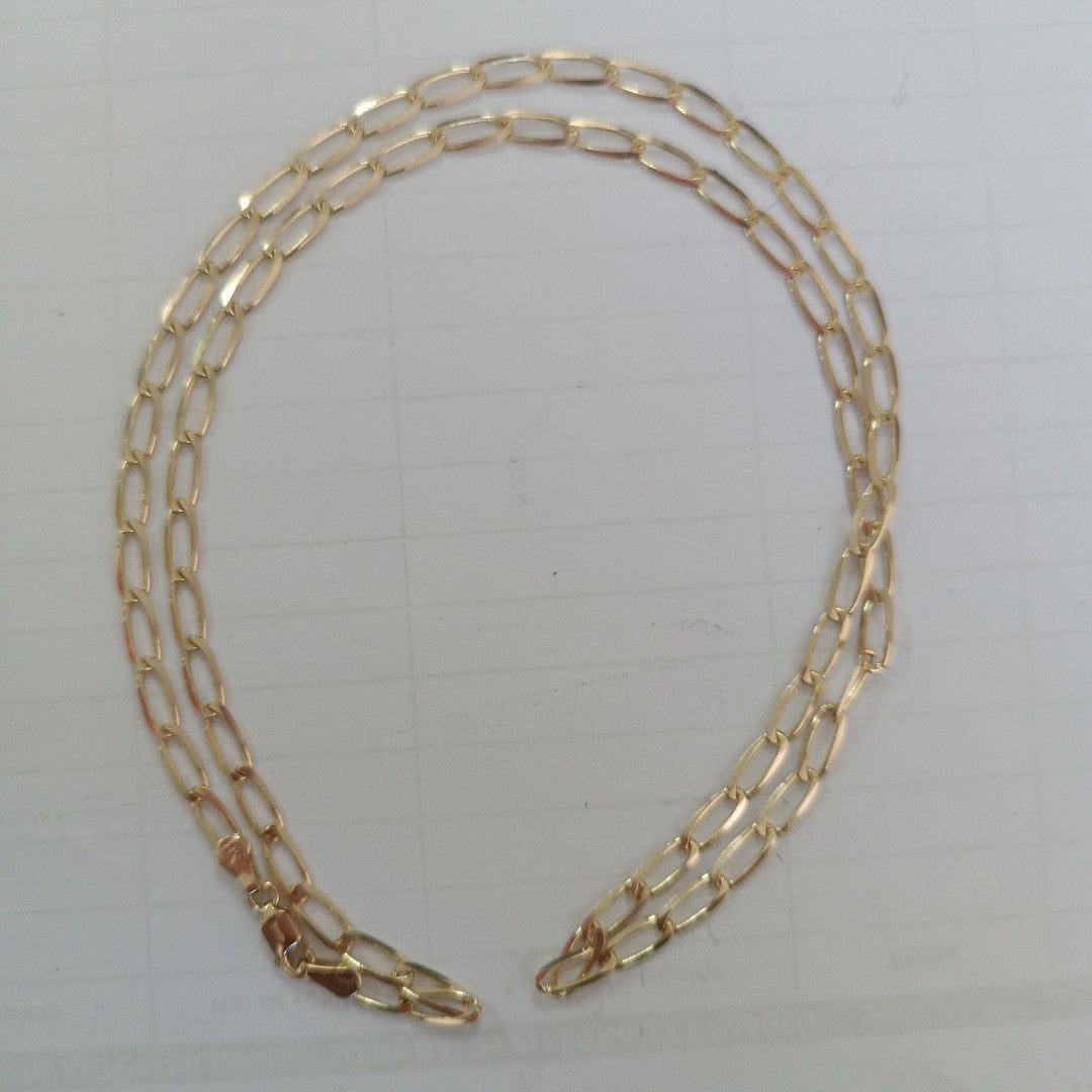 CADENA TEJIDO ESLABONES 11.9G 60 CM (NUEVO)