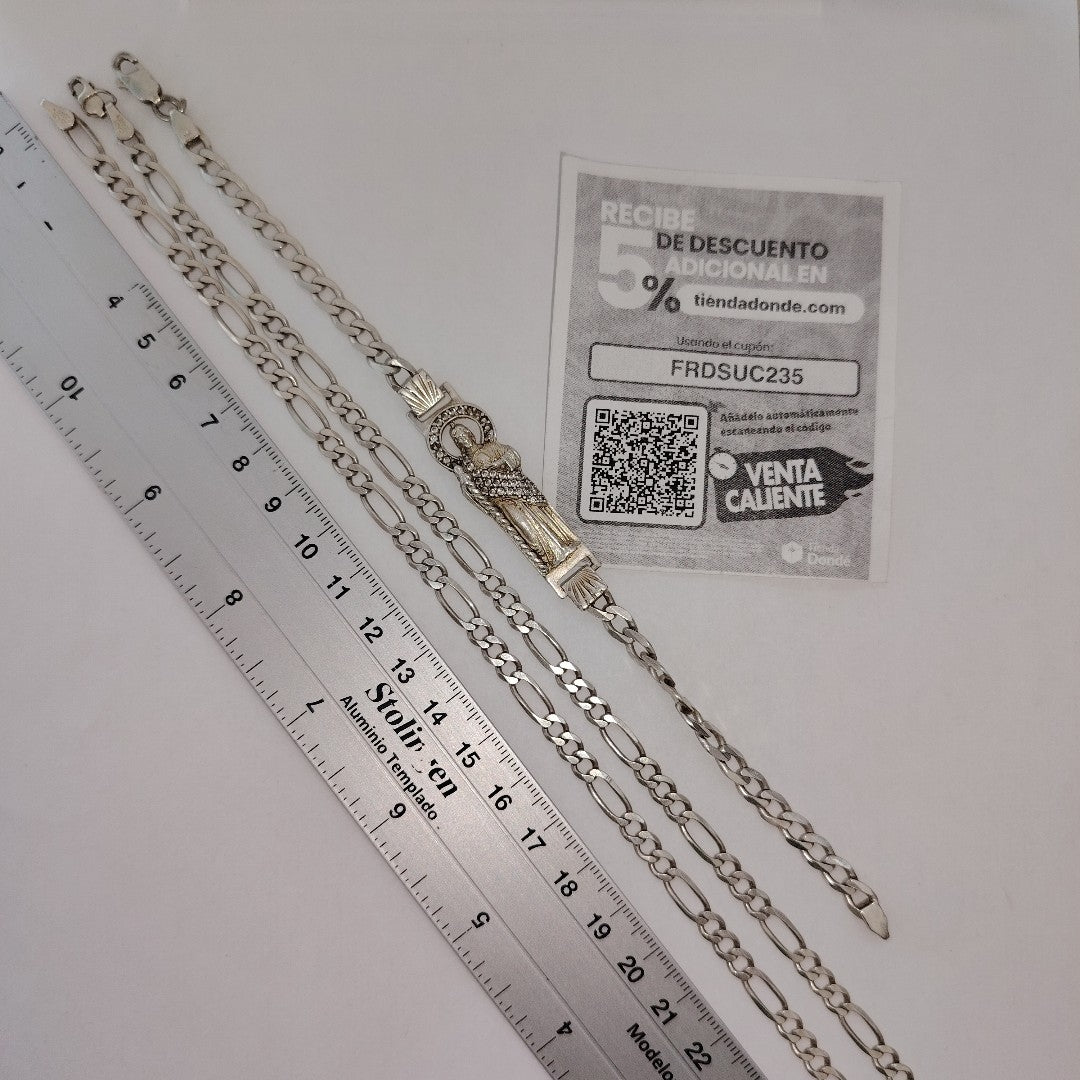 CADENA, ESCLAVA PLATA 28.4 GRMS (SEMINUEVO)