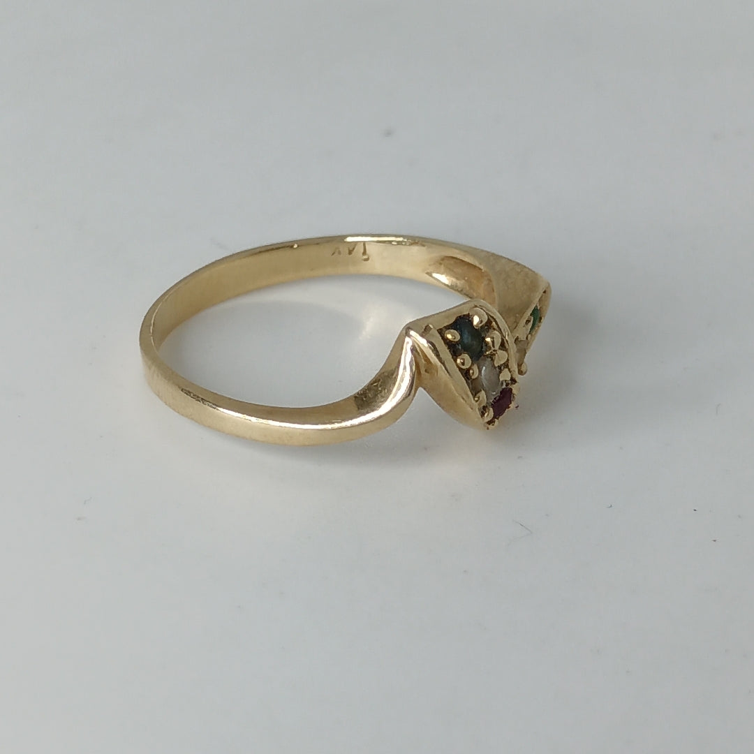 ANILLITO ORO 14 K 2.4 GRMS (SEMINUEVO)
