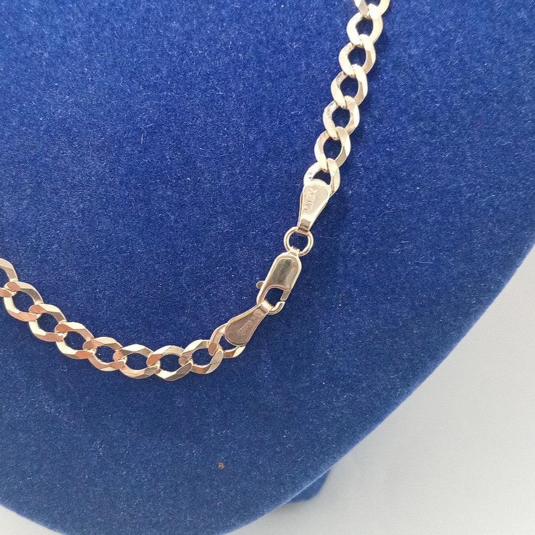 CADENA TEJIDO BARBADA 14.4G 60 CM (NUEVO)