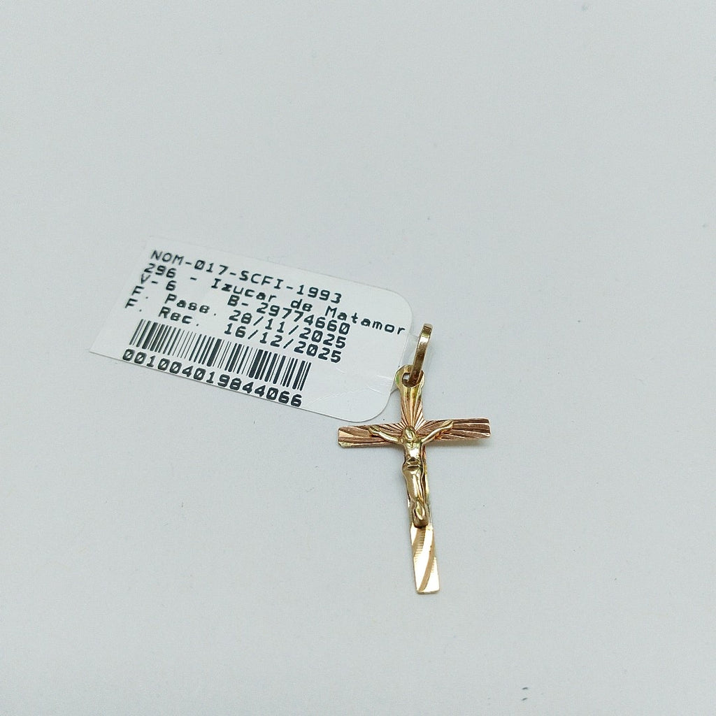 CRUCIFIJO ORO 10 K 0.4 GRMS (SEMINUEVO)