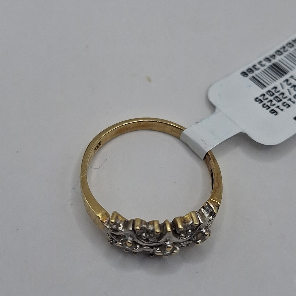 ANILLO ORO, ORO COMBINADO 14 K 2.6 GRMS (SEMINUEVO)