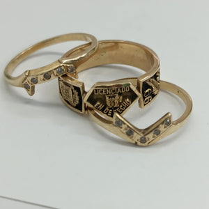 ANILLO ORO 14 K 6.7 GRMS (SEMINUEVO)