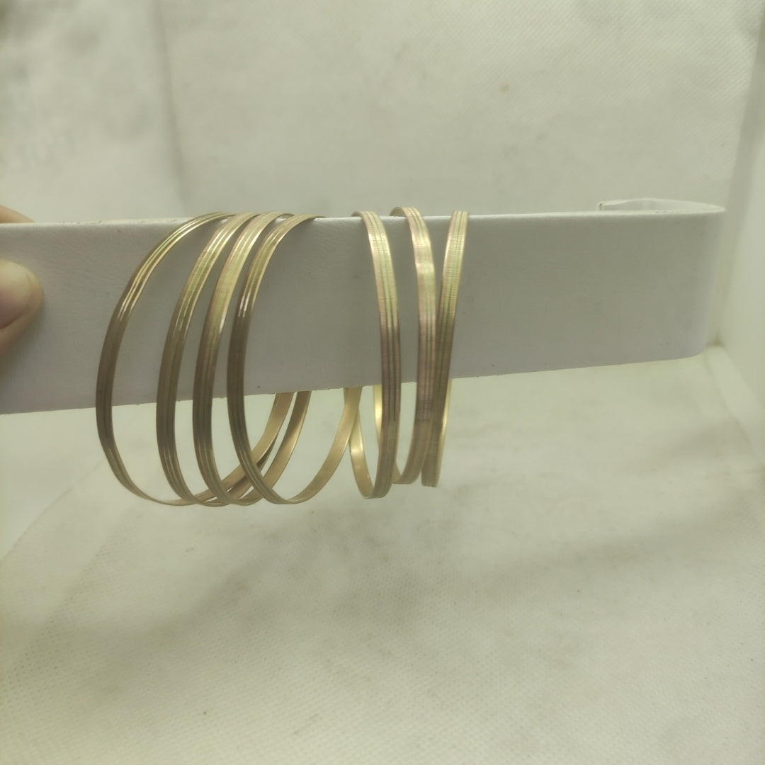 SEMANARIO DE PULSERAS ORO COMBINADO 10 K 41.3 GRMS (SEMINUEVO)