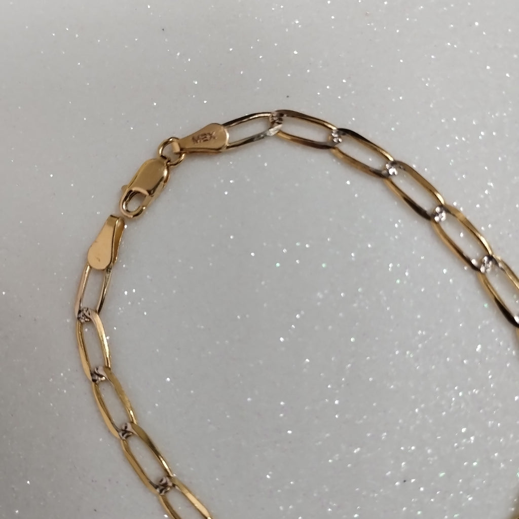 PULSERA TEJIDO ESLABONES 3.9G 18 CM (NUEVO)