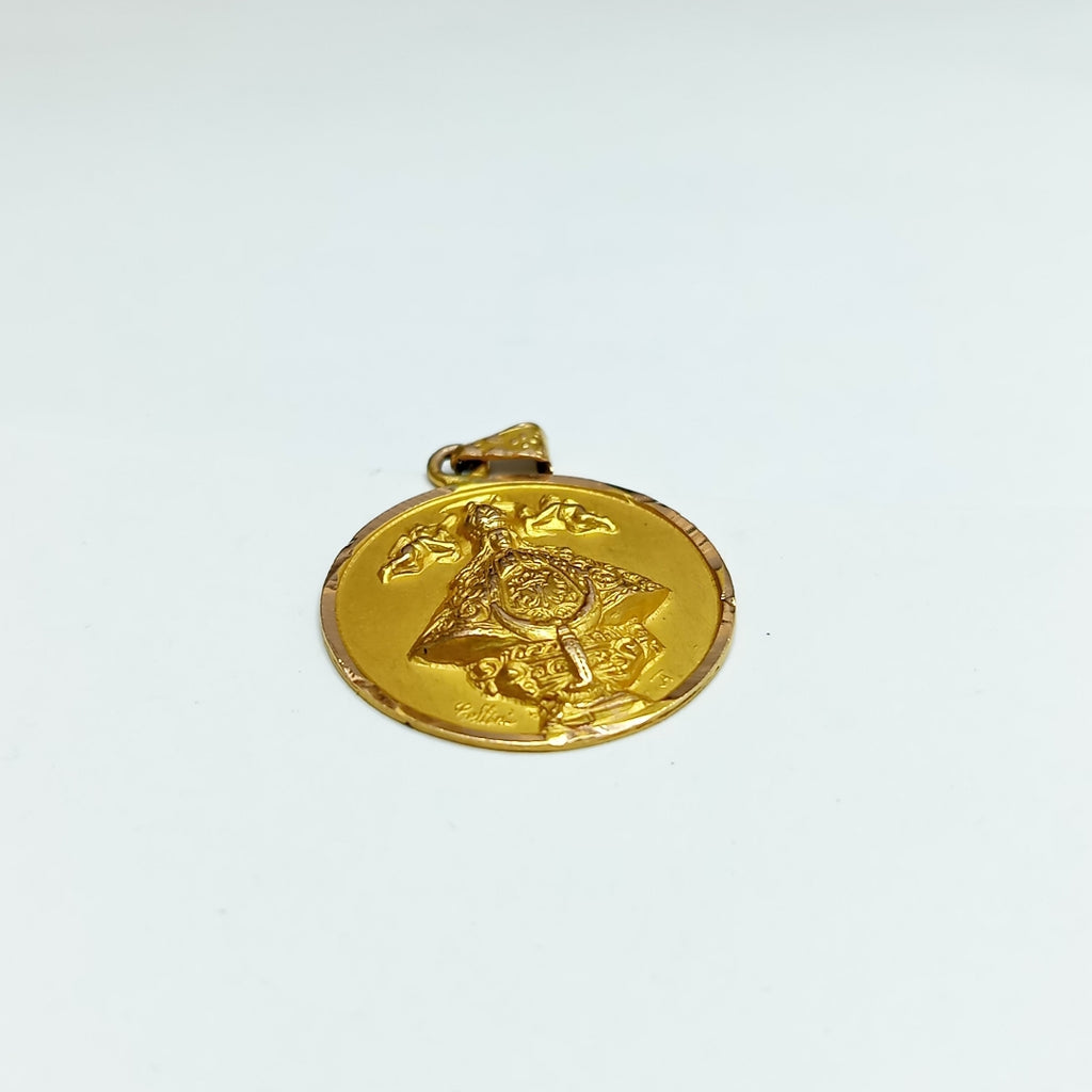 MEDALLA RELIGIOSA ORO 14 K 4.2 GRMS (SEMINUEVO)
