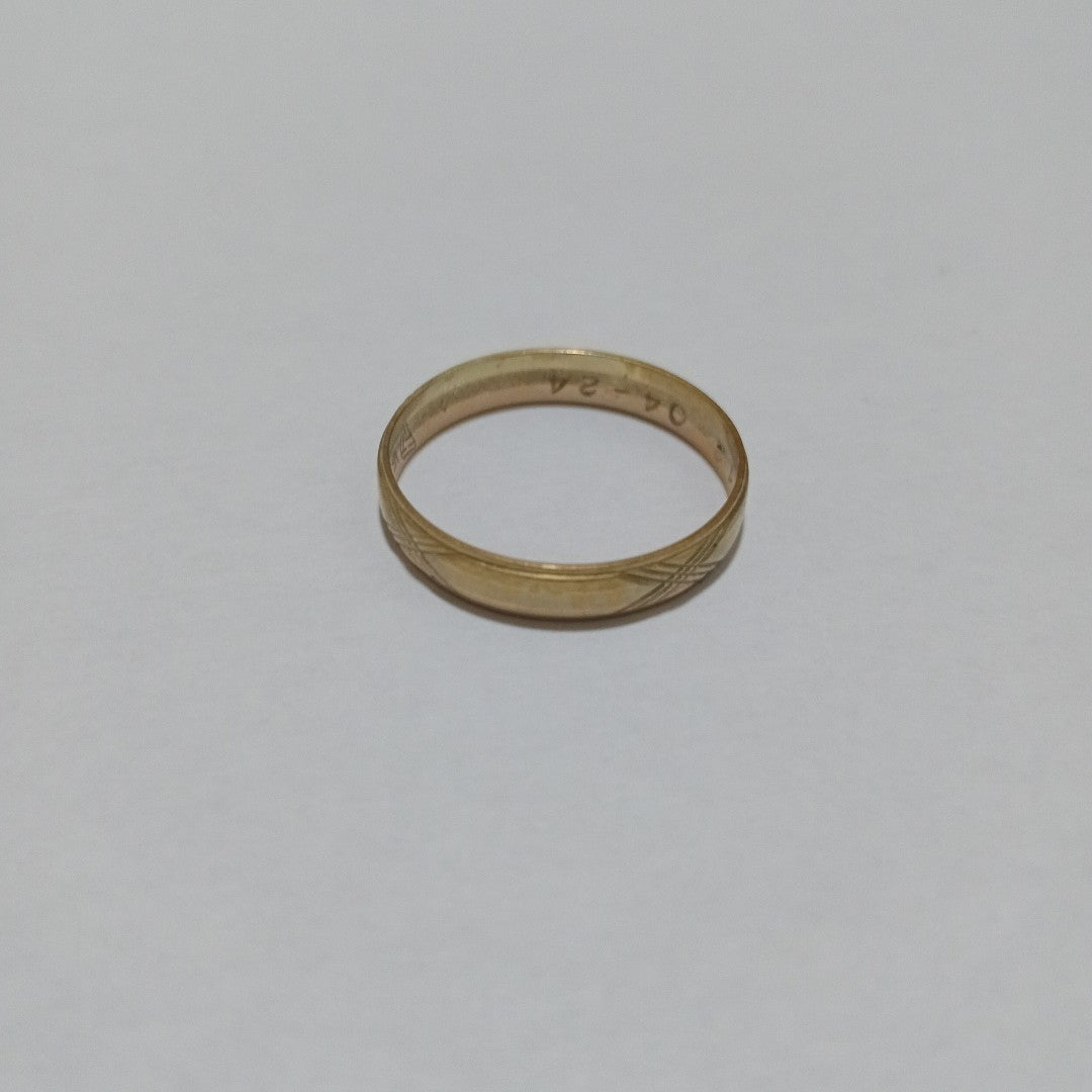 ARGOLLA ORO, ORO COMBINADO 10 K 1.5 GRMS (SEMINUEVO)