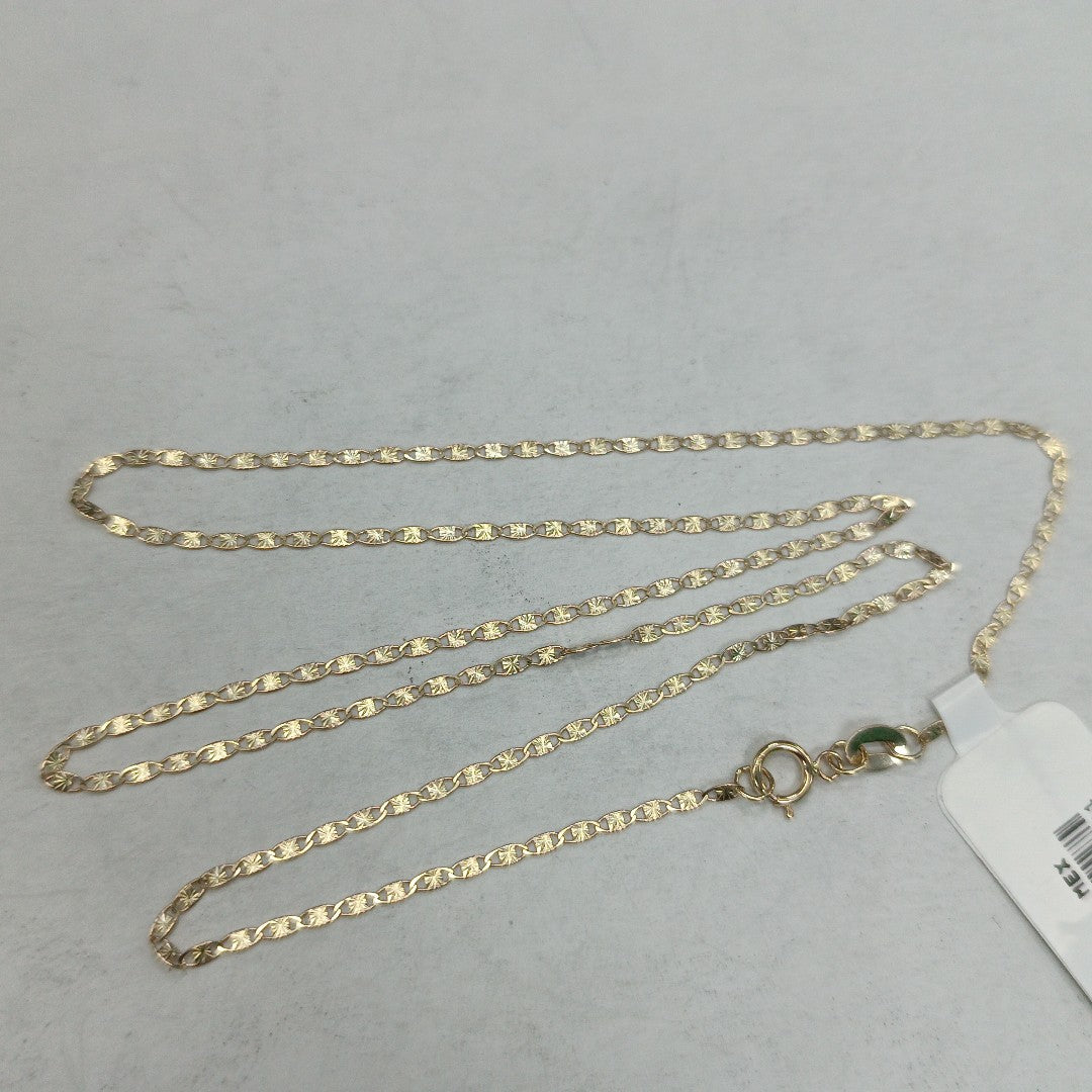 CADENA TEJIDO MARINERO 2.11GR 50 CM (NUEVO)