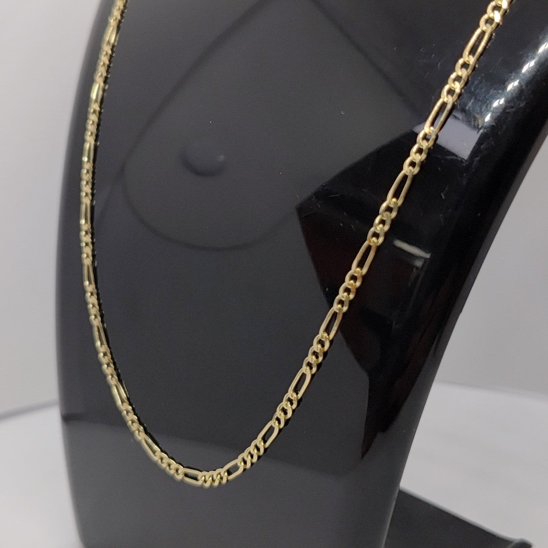 CADENA TEJIDO 3X1 5.2G 55 CM 14K (NUEVO)