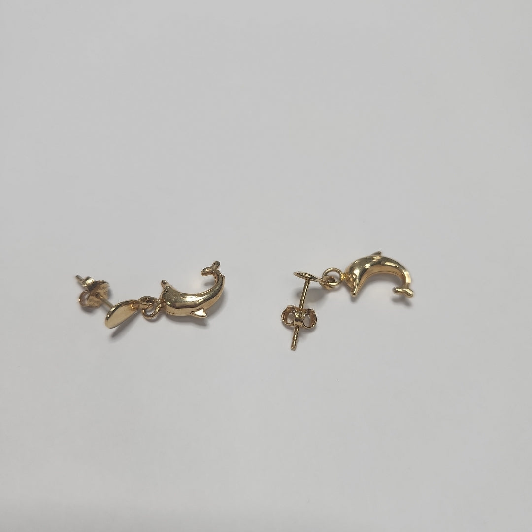 BROQUELES PAR ORO 14 K 1.8 GRMS (SEMINUEVO)